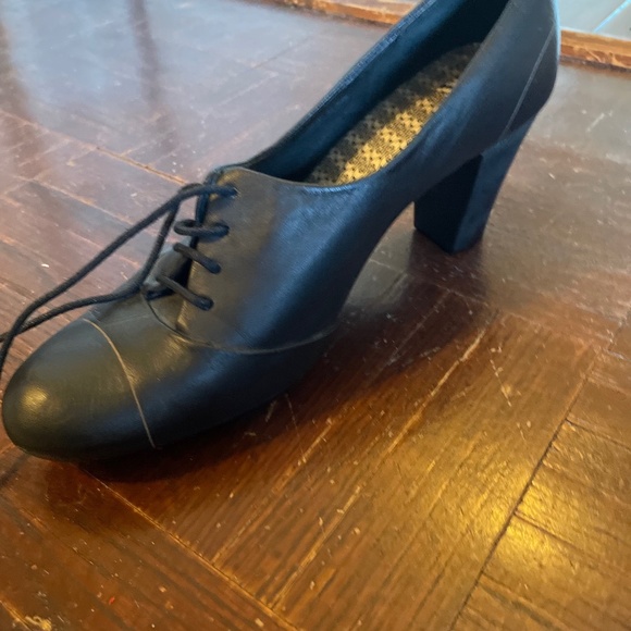Camper low black heels retro size 38/8 barely worn! - Picture 3 of 5